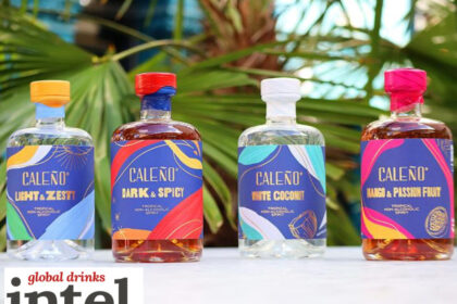 Four expressions of Caleno alcohol-free spirit
