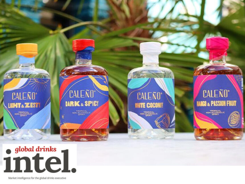 Four expressions of Caleno alcohol-free spirit