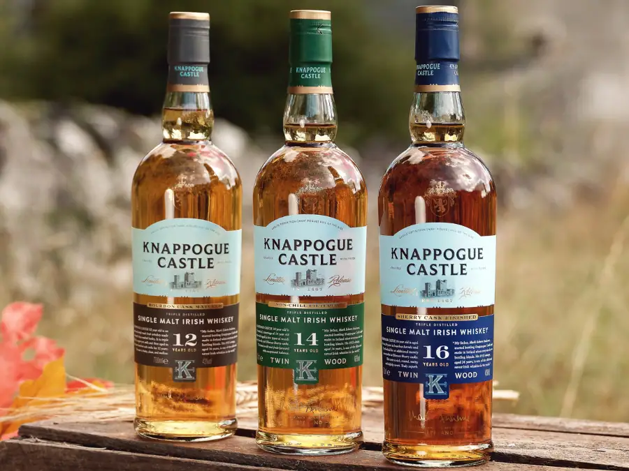 Knappogue Irish whiskey portfolio