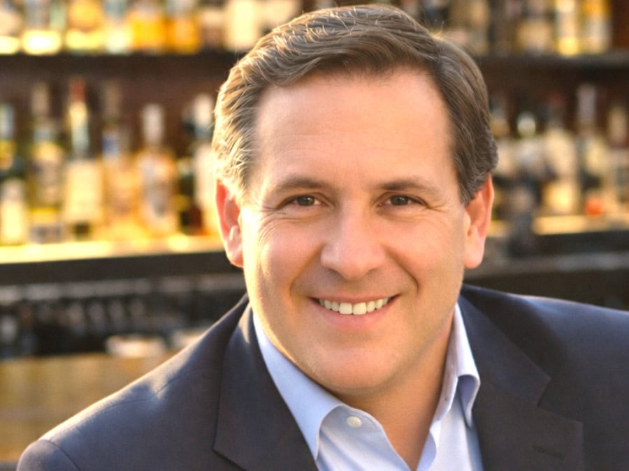 Close up head shot of David Szydlik, CEO of Santo Spirits