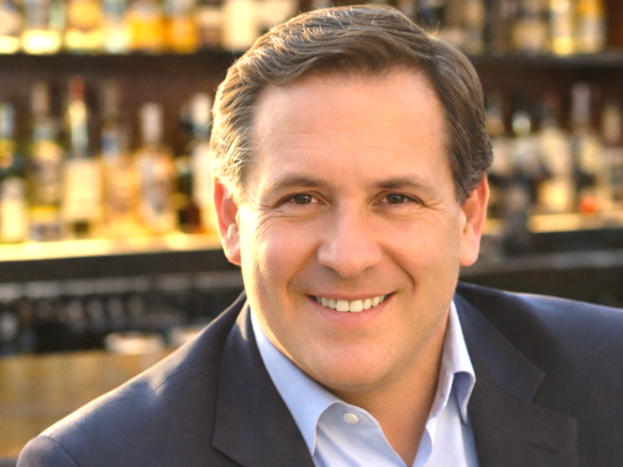Close up head shot of David Szydlik, CEO of Santo Spirits