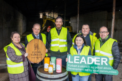 Staff at Flying Tumbler Irish whiskey