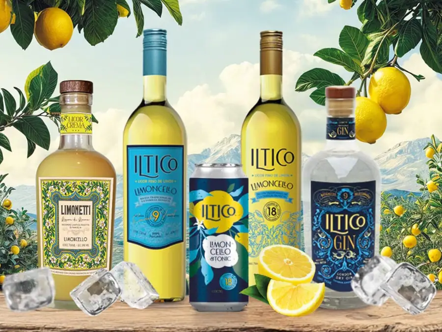 Iltico portfolio four bottles and one can