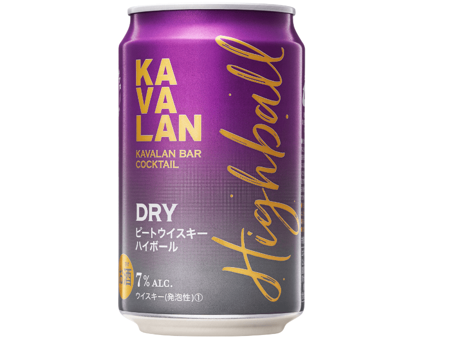 Kavalan Bar Cocktail Dry Peated Whisky Highball can
