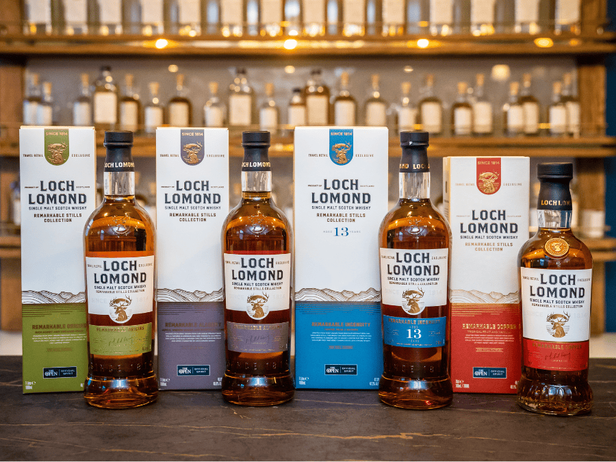 Loch Lomond scotch whisky portfolio