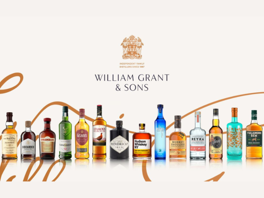 William Grant & Sons logo plus portfolio
