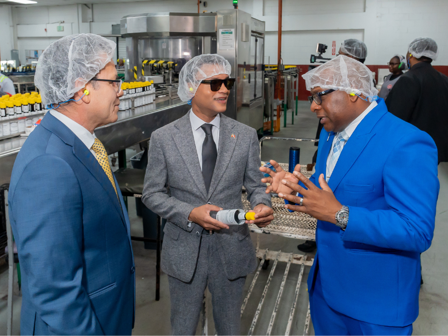 Angostura bottling faciliity interior