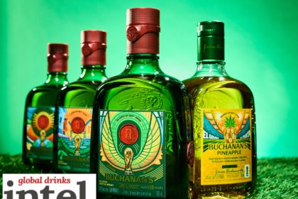Buchanan's bottles - four of - featuring FIFA World Cup branding
