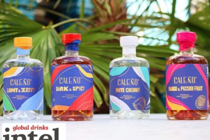 Four expressions of Caleno alcohol-free spirit