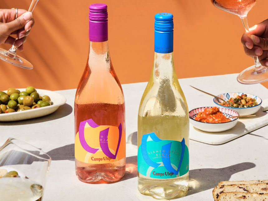 Campo Viejo Contemporary two bottles