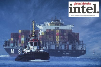 Cargo ship at sea