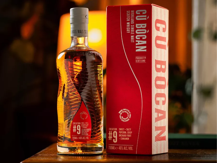 Cù Bòcan Creation #9 bottle and box