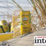 Cutty Sark RTD can with a serve on a beach