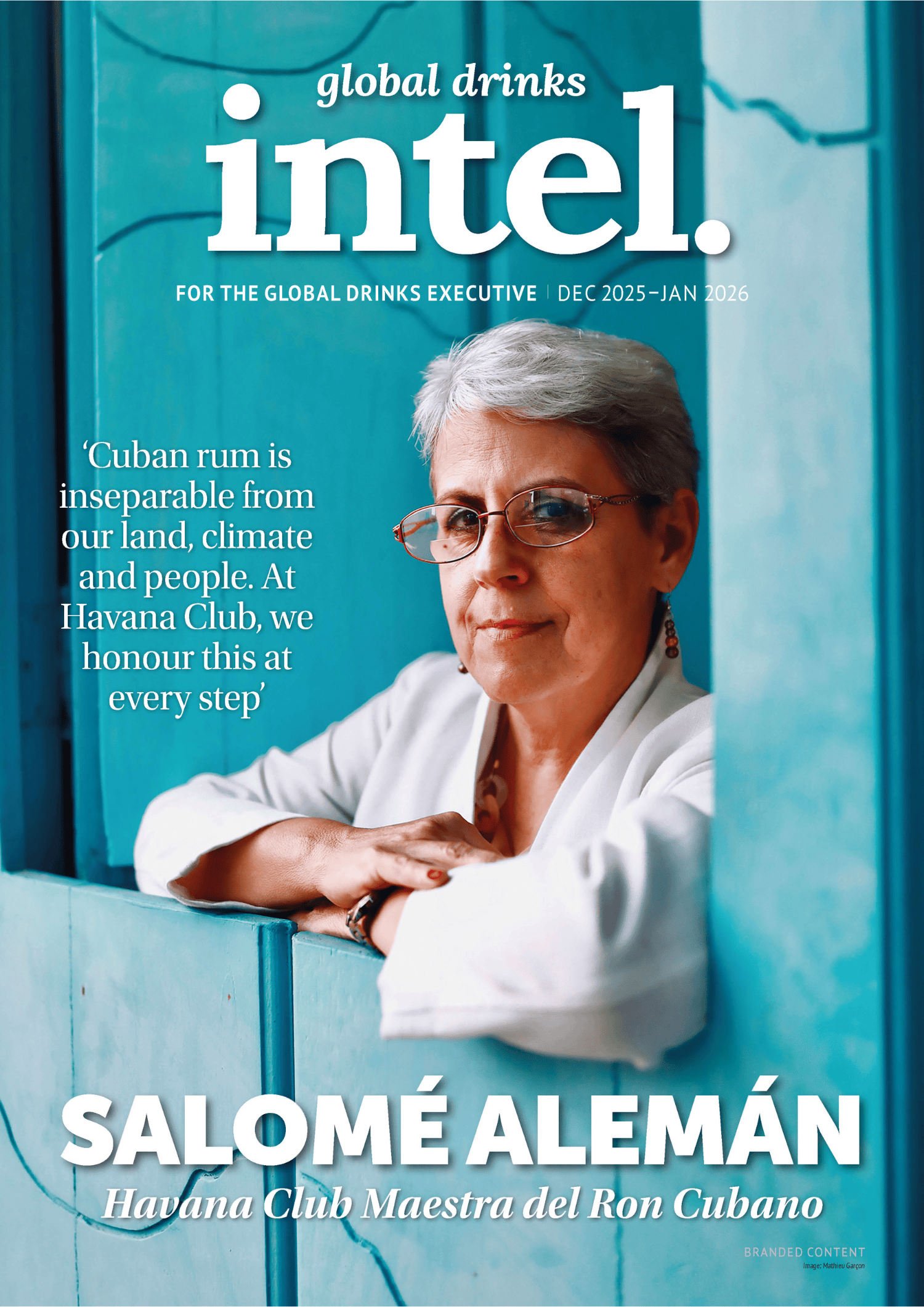 Global Drinks Intel magazine cover - December 25 January 26
