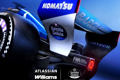 F1 car with Estrella_Galicia branding