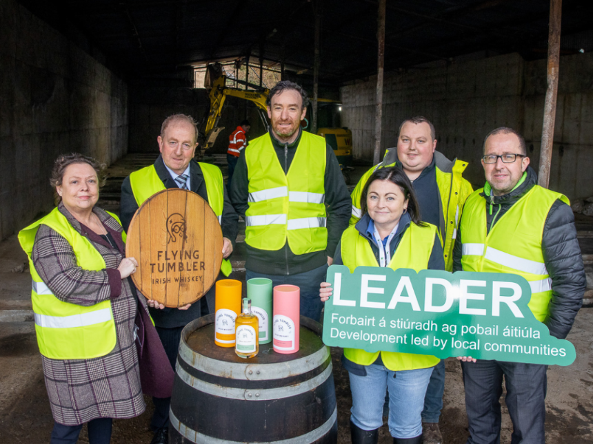 Staff at Flying Tumbler Irish whiskey