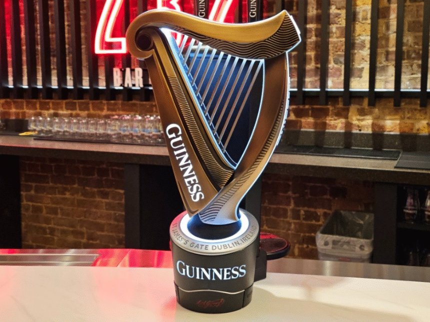Guinness on draught