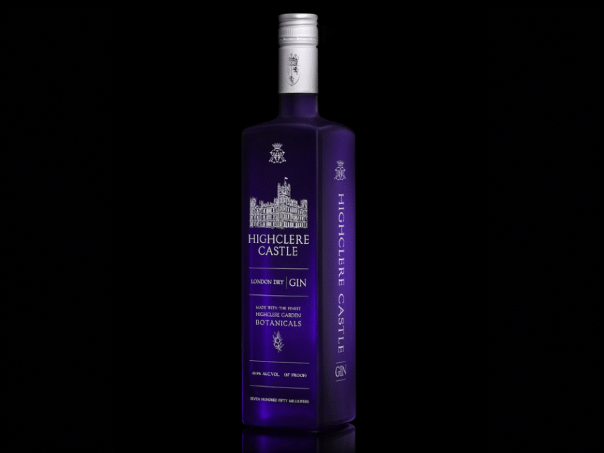 Highclere Castle GIn bottle