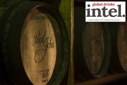 Barrels of Indian whisky at Paul John Distilleries