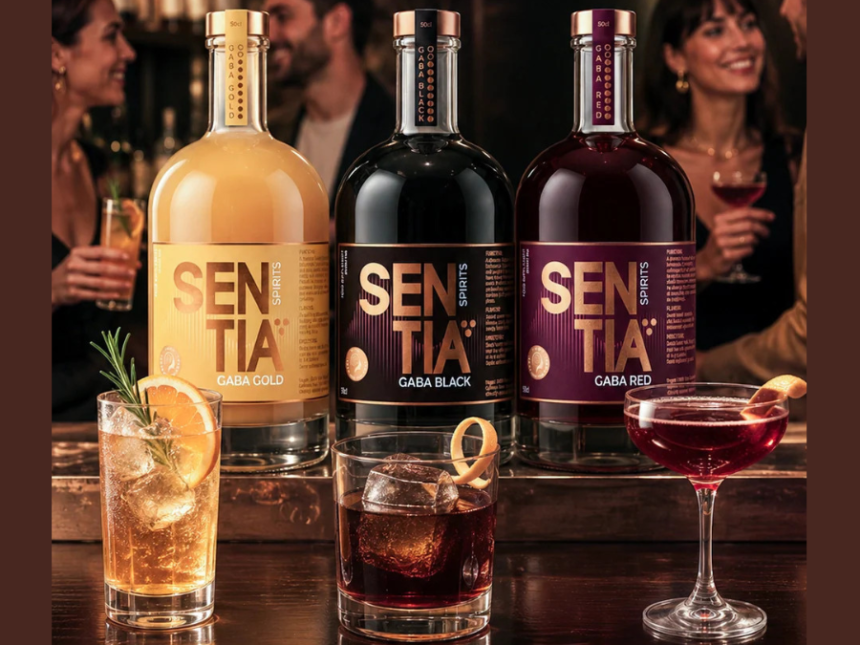 Sentia Spirits portfolio three bottles