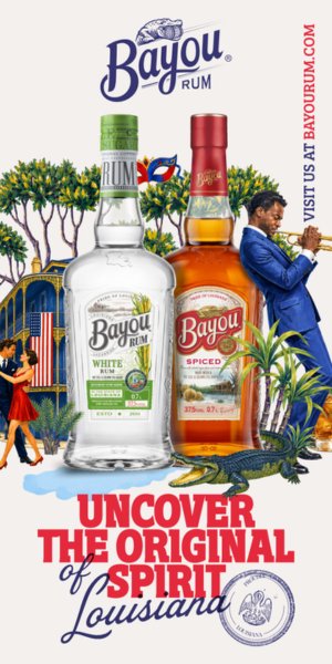 Short Tower for Bayou Rum - https://bayourum.com/