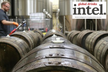 Barrels being filled with spirit