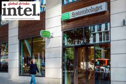Exterior of Systembolaget store in Sweden