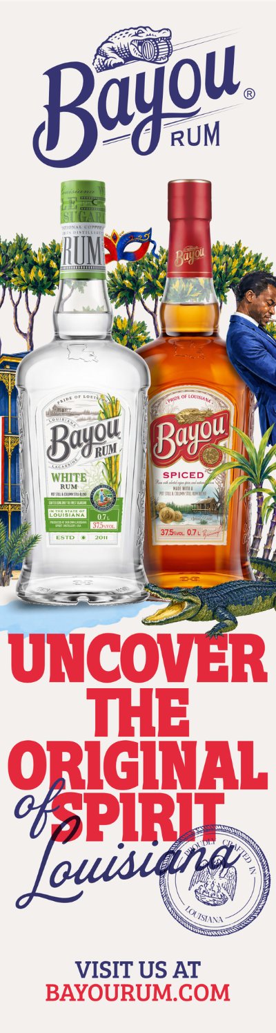 Tall Tower for Bayou Rum - https://bayourum.com/