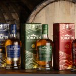 Tomatin single malt, three expressions, featuring updated packaging 160326