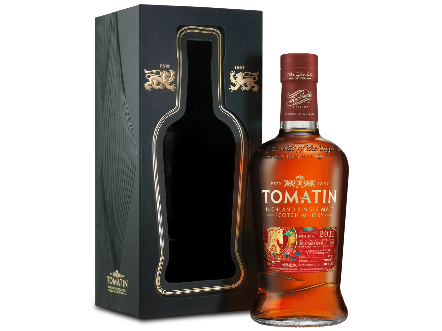 Tomatin Year of the Horse 2026 bottle and box