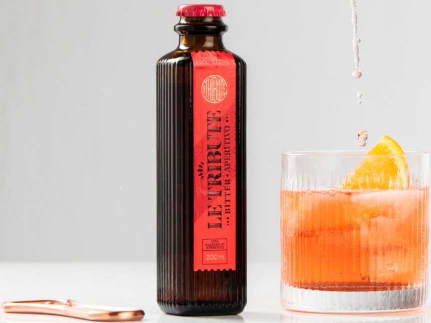 Le Tribute Non-Alcoholic Bitter Aperitivo bottle