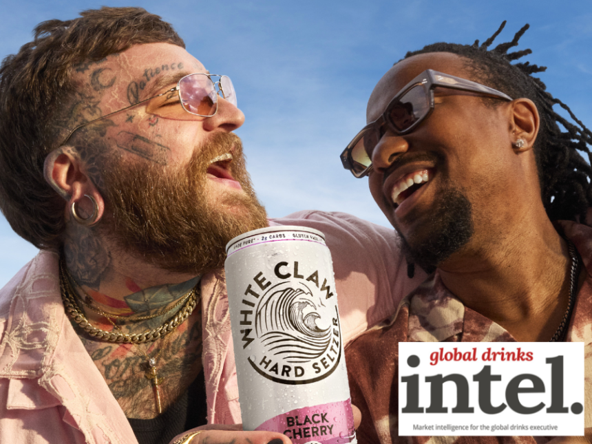 White Claw Black Cherry can
