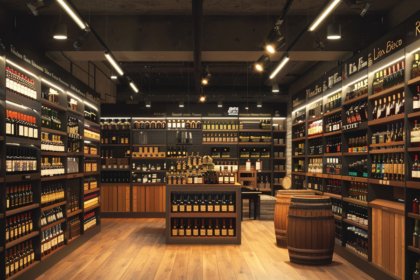 Interior of off-premise outlet