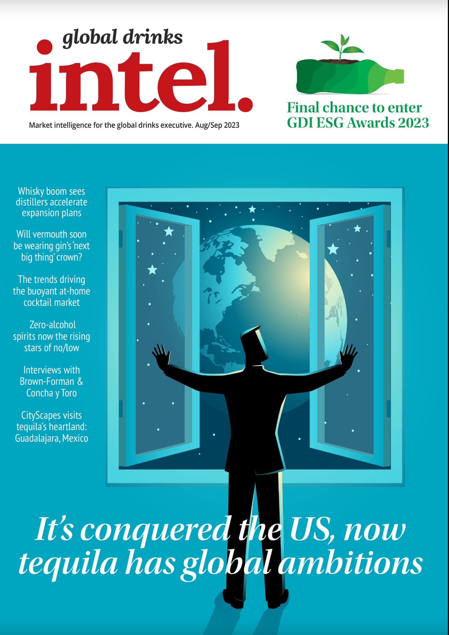 Global Drinks Intel magazine cover - Aug Sept 23