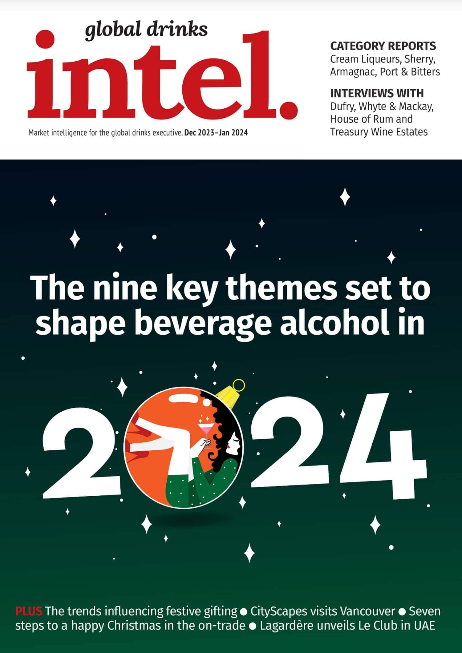 Global Drinks Intel magazine cover - Dec 23 Jan 24