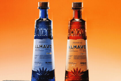 Bottles of Almave Blanco and Almave Ambar