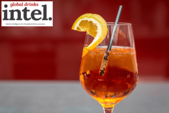 An Aperol Spritz serve in a glass