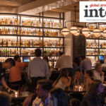 Interior of a busy bar