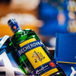 Bottle of Becherovka bitters