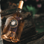 Bottle of Chateau Miraval rose wine
