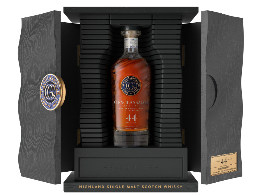 Bottle of and box for Glenglassaugh 44 Year Old