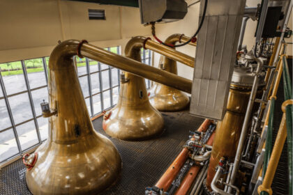 Interior of Glentauchers Distillery