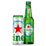Heineken Silver can and bottle