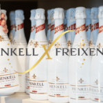 Bottles of Freixenet with Henkell Freixenet logo