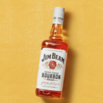 Bottle of Jim Beam American whiskey