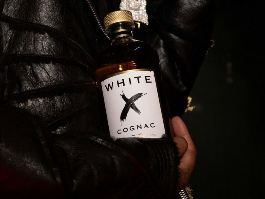 Bottle of White X Cognac