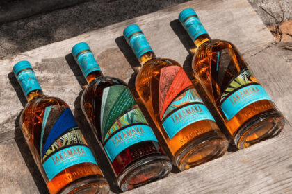 Range of Takamaka rum bottles