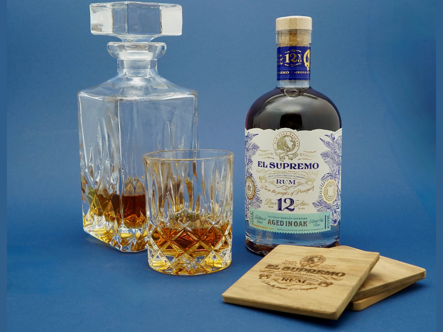 Bottle of El Supremo 12 Year Old rum