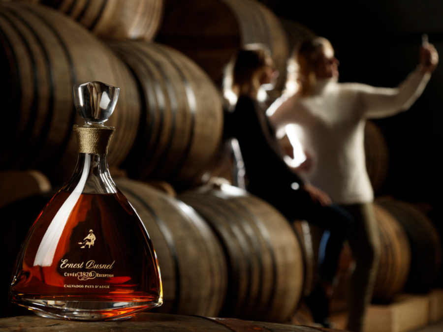 Bottle of Ernest Busnel calvados