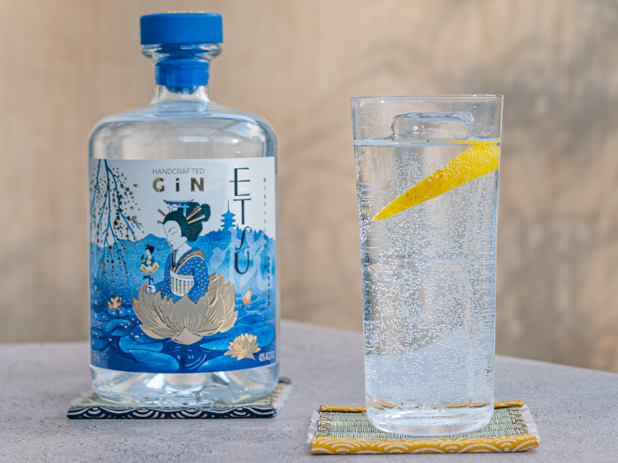 Bottle of Etsu Gin